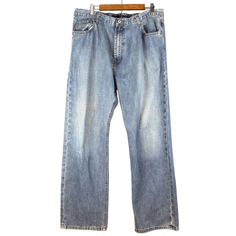 Nautica J-Class Relaxed Fit Jeans Mens 38x32 Blue Medium Wash Denim Streetwear